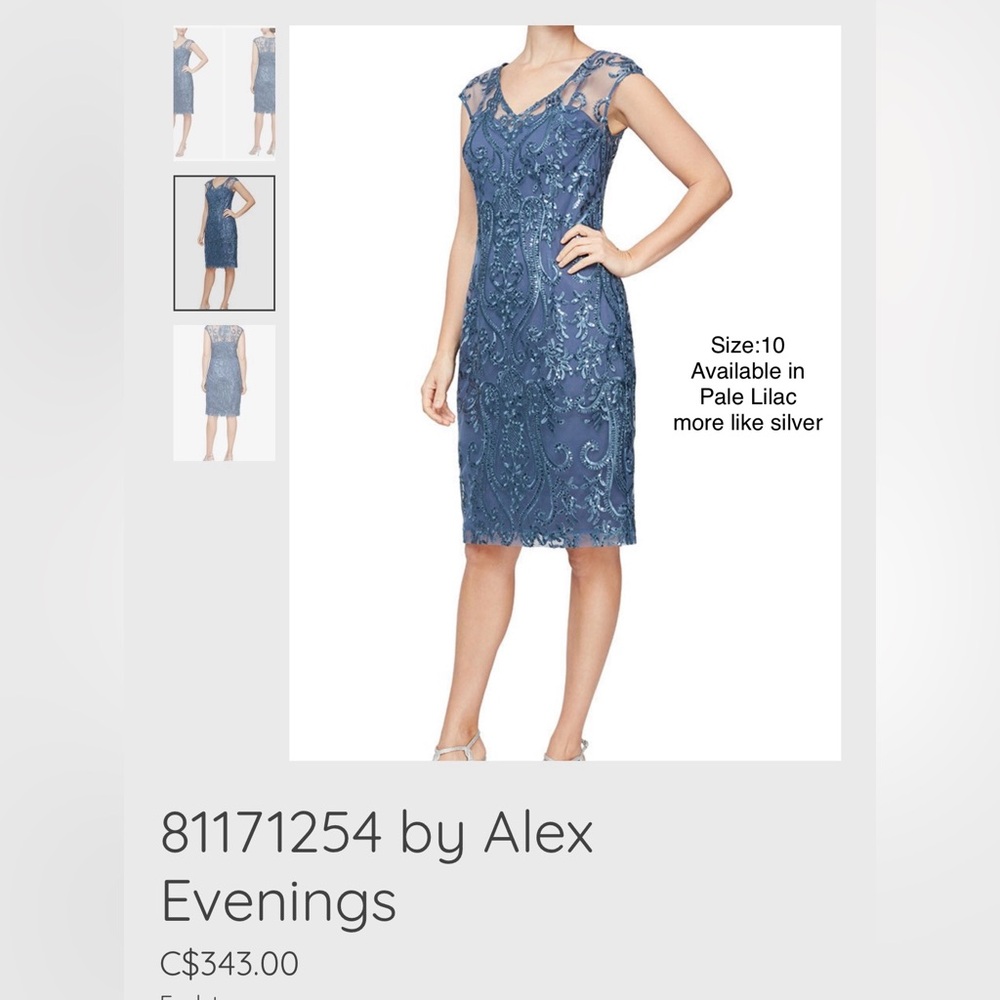 Alex Evening midi dress